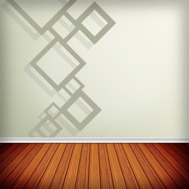 boş oda ile duvar kağıdı iç. yüksek çözünürlüklü doku bac