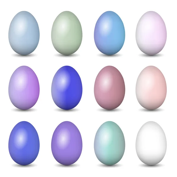 Velikonoční vajíčka nastavena — Stock fotografie