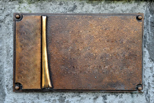 Grunge pirinç levha, boş çerçeve, boş alan arka plan kullanımı