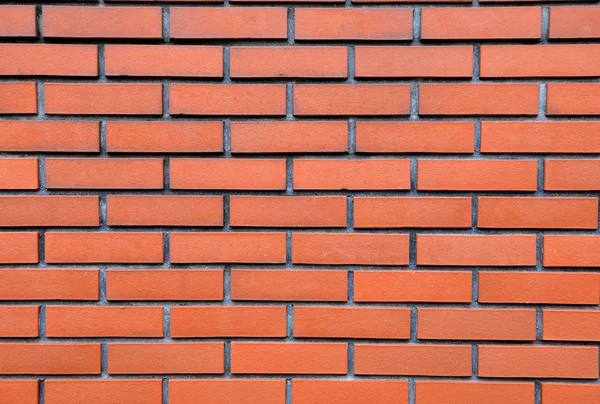 Parede de tijolo vermelho textura fundo. Formato quadrado — Fotografia de Stock