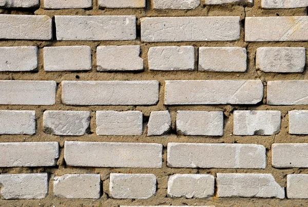 Whie brick wall texture background. Square format. — Stock Photo, Image