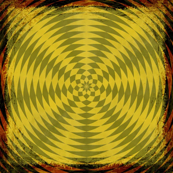 Fondo grunge amarillo. Textura vintage abstracta con fra —  Fotos de Stock