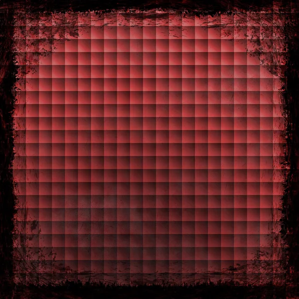 Fondo grunge rojo. Textura vintage abstracta con marco y b —  Fotos de Stock