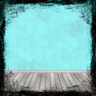 Grunge arka plan mavi. soyut çerçeve ile vintage doku ve 