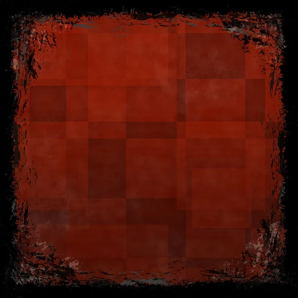 Červená grunge pozadí. abstraktní vinobraní textury s rámem a b — Stock fotografie