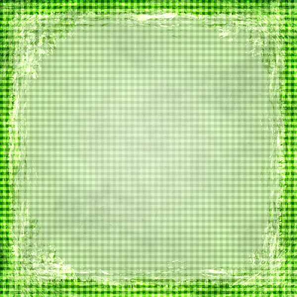 Sfondo grunge verde. Texture vintage astratta con cornice e — Foto Stock