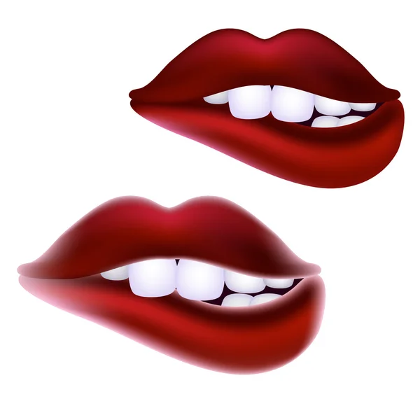 Labios — Vector de stock