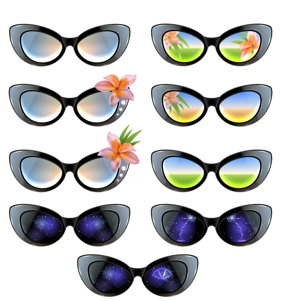 Lunettes de soleil — Image vectorielle