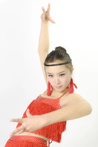 Chinese beauty dancing — Stock Photo, Image