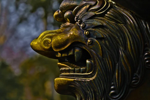 ?????? Lions-Avatar-Gartenfigur — Stockfoto