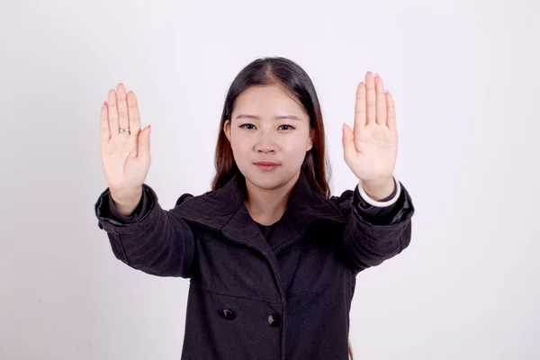 Negado a hacer gestos —  Fotos de Stock