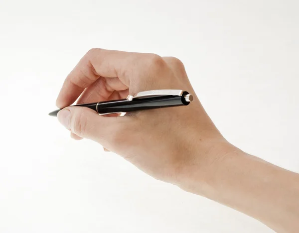 Arm mit Stift — Stockfoto