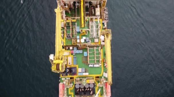 Grande nave gru a Bosforo, Turchia — Video Stock