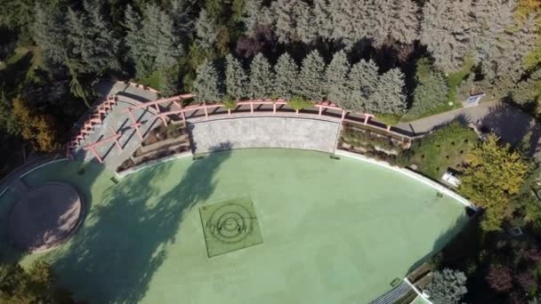 Ankara 'daki Dikmen Vadisi Parkı' nın hava görüntüsü — Stok video