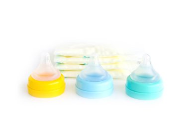 Beyaz süt ve emzik stoku