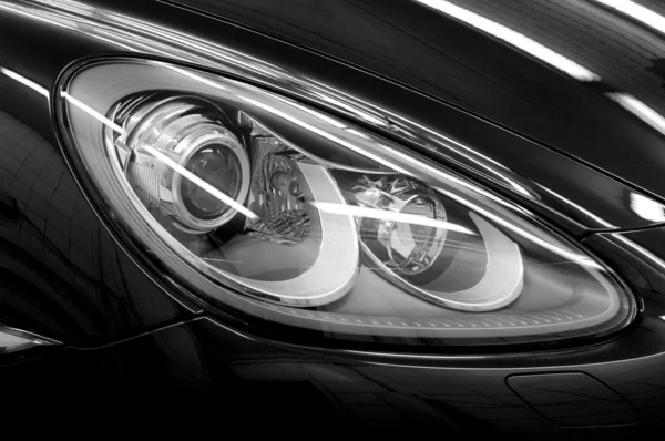 Closeup headlights. — Stock Photo, Image