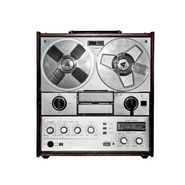 Retro audio tape recorder. — Stockfoto