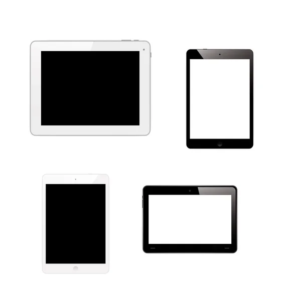 Ordinateurs tablettes . — Image vectorielle