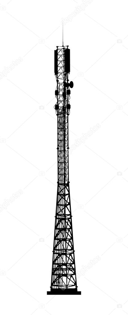 Mobile telecommunications tower.