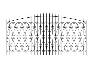 Beyaz arka plan üzerinde izole sahte kapısı.
