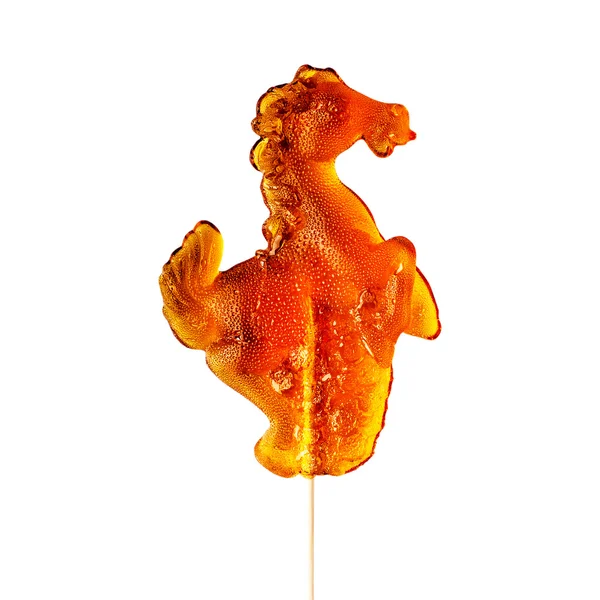 Sugar horse on a stick. — Stock Photo, Image