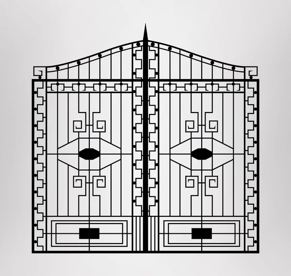 Geschmiedetes Tor. — Stockvektor