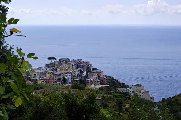 Una Vista Una Las Ciudades Del Parque Nacional Del Cinqueterre — Foto de Stock