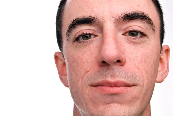 Caucasian Male Headshot - Closeup — Stock Photo, Image