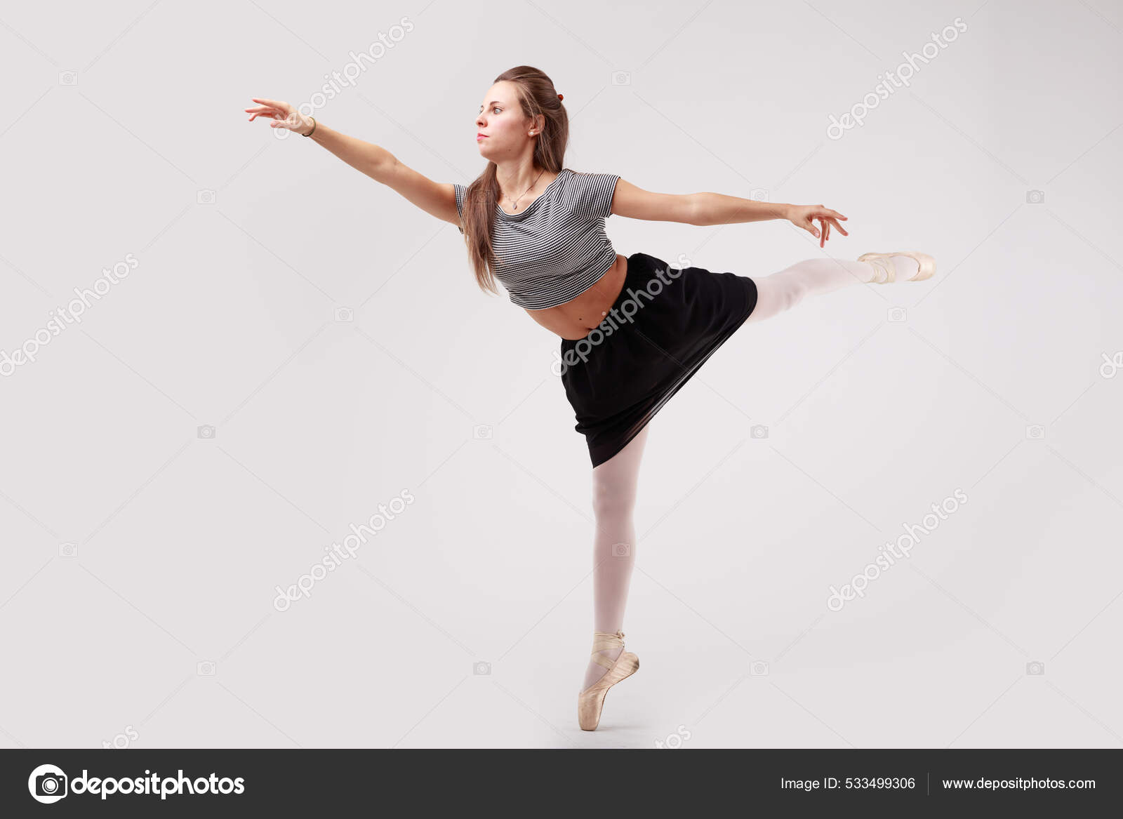 Os braços e as mãos  Dos passos da bailarina