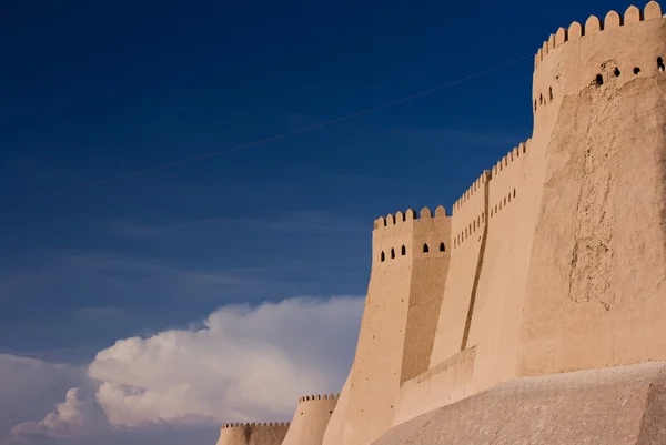 Wall of Itchan Kala, inner town of Khiva, Uzbekistan — Stock Photo, Image