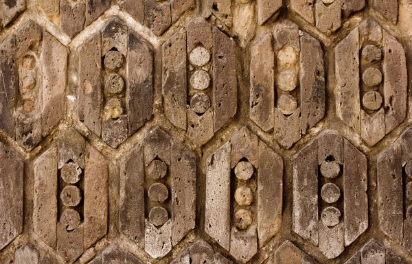 Fragment of the wall ornament from madrasah in Samarkand, Uzbekistan — Stock Photo, Image