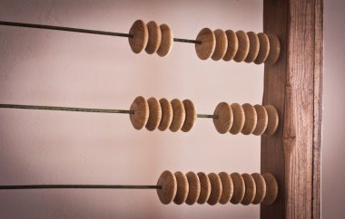 eski ahşap abacus