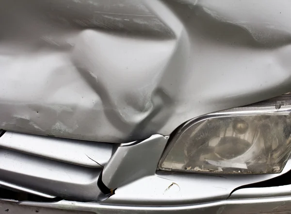 Details van een auto-ongeval — Stockfoto