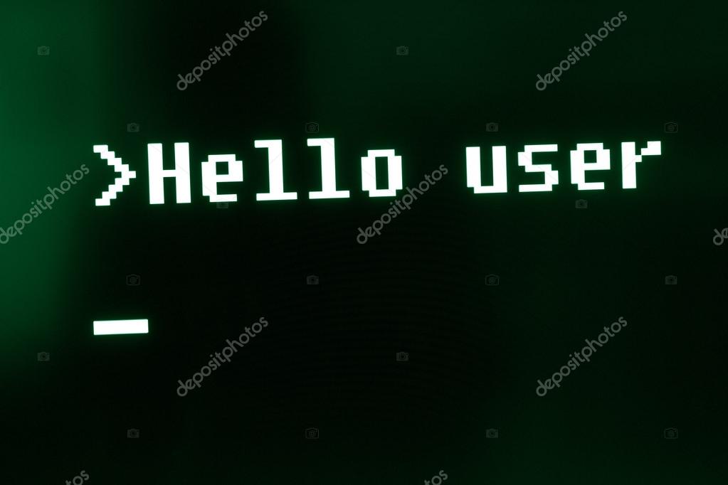 Artificial Intelligence computer message : 