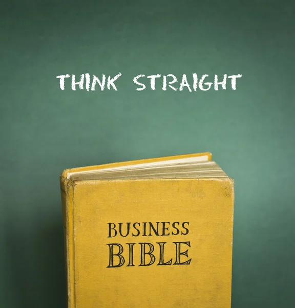 ビジネス聖書の戒め — ストック写真