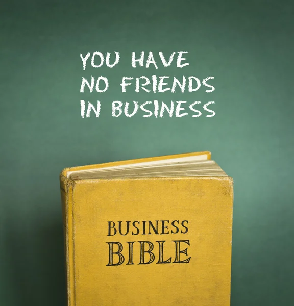 Mandamento bíblico de negócios — Fotografia de Stock