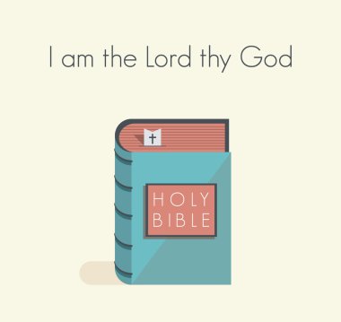 İncil'de emir. Ben Rab Tanrı am