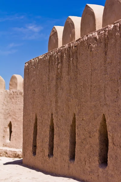 Fragment of the wall of Itchan Kala in Khiva, Uzbekistan — Stock Photo, Image