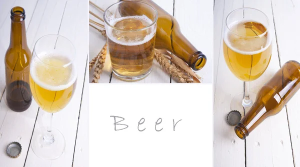 Photo composition of beer — Stock Photo, Image