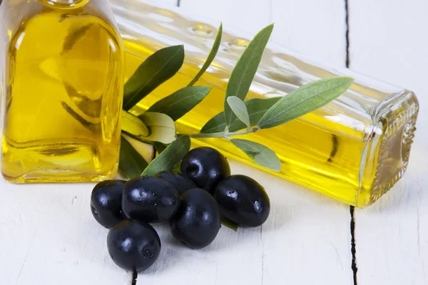 Oliv a oleje — Stock fotografie