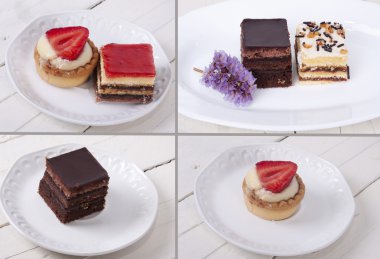 : çeşitli Pastalar kompozisyon