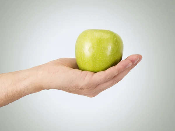 Mão com fruto — Fotografia de Stock