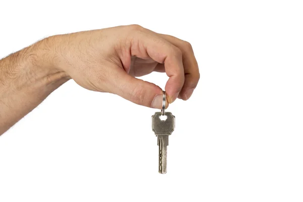 Hand with key — Stock Photo, Image