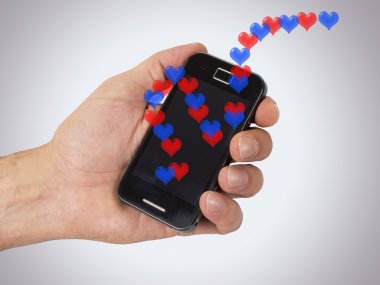 el ile hareket eden telefon