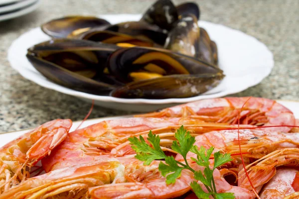 Seafood isolated Stock Photo