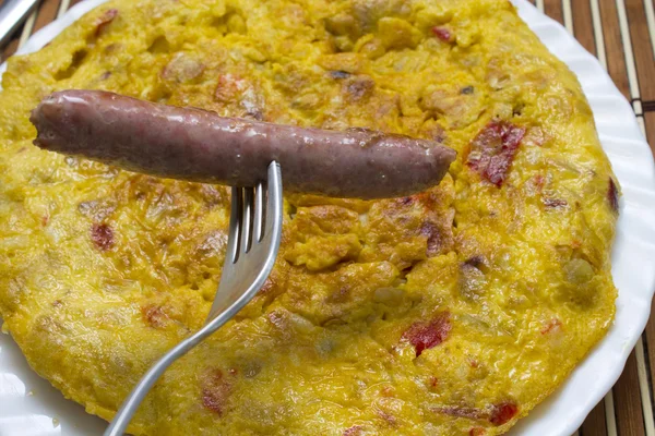 Omelette spagnola — Foto Stock
