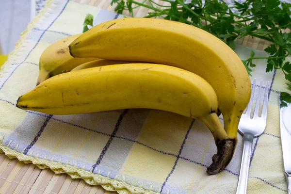 Bananas on the table — Stock Photo, Image