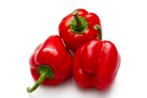 Red peppers isolated — Stock Photo, Image