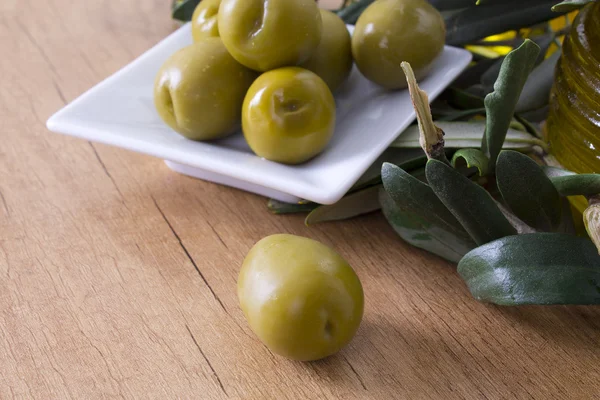 Aceitunas con fondo — Foto de Stock