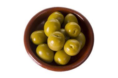 arka plan ile zeytin